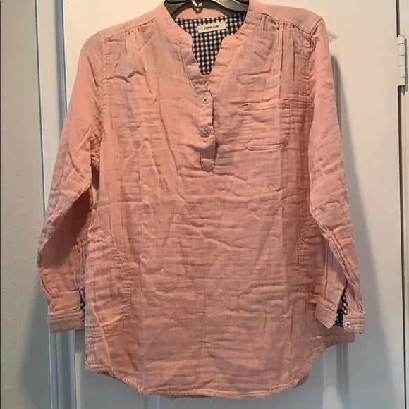 Eternal Flow Linen-look Tunic Top New - Picture 1 of 7